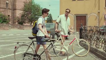 Multi-Color Art Shorts worn by Elio Perlman (Timothée Chalamet) as seen in Call me by your name