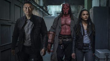 The jacket of Ben Daimio (Daniel Dae Kim) in Hellboy