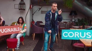 La veste portée par Squeezie dans sa vidéo FREESTYLE DE TWITTER feat. Bigflo & Oli