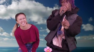 The on jacket Famous Dex in her video clip Japan