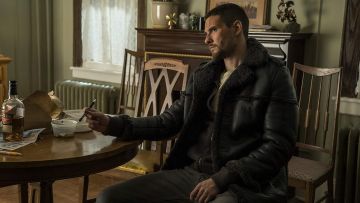 Leather Jacket with Fur Collar worn by Billy Russo (Ben Barnes) as seen in Marvel's The Punisher S02E04