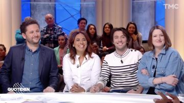 Le pull marinière de Etienne Carbonnier dans Quotidien du 07.01.2019