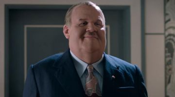 Broche usado por Oliver Hardy (John C. Reilly) como se ve en Stan & Ollie