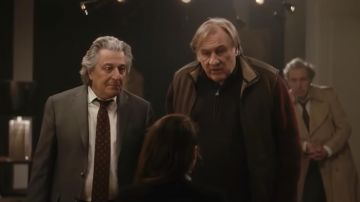 The jacket without sleeve lining sheep Wireworm (Gérard Depardieu) in exceptional Convoy