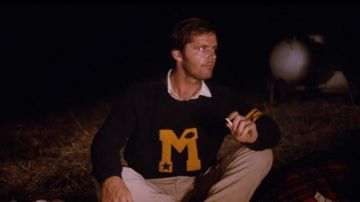 The pull of George Hanson (Jack Nicholson) in Easy rider