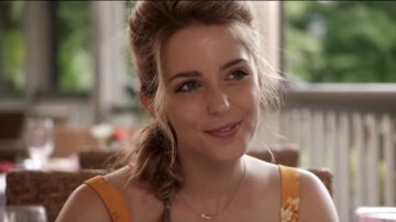 Vestido amarillo floral usado por Tree Gelbman (Jessica Rothe) en Happy Death Day 2U