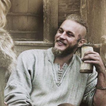 Jersey worn by Travis Fimmel in Viking's promo photo