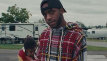 Hoodie worn by 6lack in his Pretty Little Fears music video feat. J. Cole