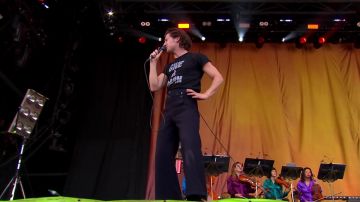 Trousers worn by Alex Turner in Moonage Daydream Live @ Glastonbury 2016 by The Last Shadow Puppets