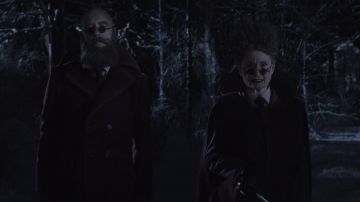 Purple coat worn by Man with Beard But No Hair (Richard E. Grant) as seen in A Series of Unfortunate Events S03E01
