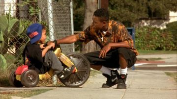 The shirt worn by Caine (Tyrin Turner) in Menace II Society
