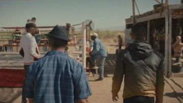 The windbreaker worn by Adonis Johnson (Michael B. Jordan) in Creed II