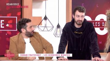 Le sweatshirt porté par Roman Frayssinet dans Clique Dimanche