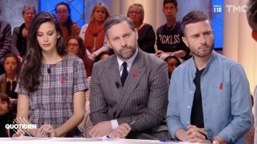 La robe portée par Lilia Hassaine dans Quotidien du vendredi 5 avril 2019