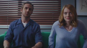 Blue shirt worn by Sebastian (Ryan Gosling) as seen in La La Land