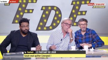 La camisa a cuadros usada por Florian Gazan en L'Équipe d'Estelle del 18 de abril de 2019