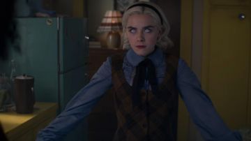 Plaid Dress worn by Sabrina Spellman (Kiernan Shipka) as seen in Chilling Adventures of Sabrina S02E08