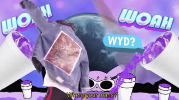 Denim jacket worn by Famous Dex as seen in his Japan Music Video