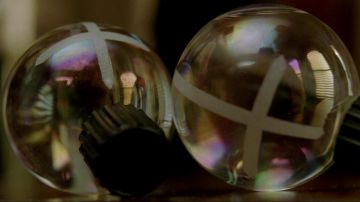 The vials of water blessed John Constantine (Keanu Reeves) in Constantine