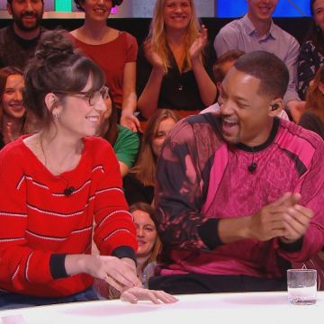 La sudadera rosa de Will Smith en la cuenta de Instagram de @norahamzawi