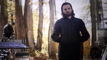 Le bomber noir du Soldat de l'hiver / Bucky Barnes (Sebastian Stan) dans Avengers : Endgame