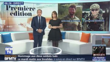 El vestido negro usado por Adeline François durante la Primera Edición la mañana de BFM el 13/05/2019