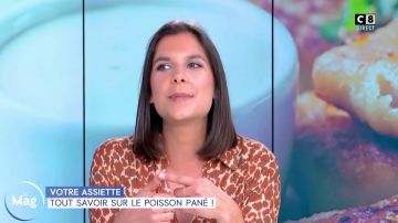 La camisa estampada usada por Raphaële Marchal en William à midi