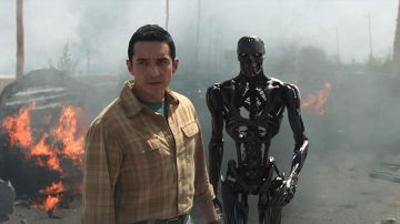 Plaid Shirt worn by Terminator (Gabriel Luna) in Terminator: Dark Fate