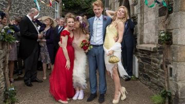 The red dress of bride, Mary (Rachel McAdams) in It was time