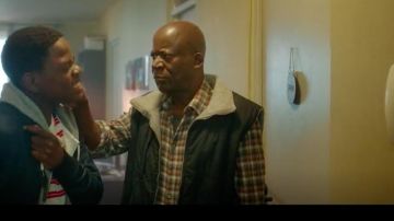 Chaqueta de lana de piel sintética de Pascal N'Zonzi sin mangas en el tráiler de Premier de la classe (2019)