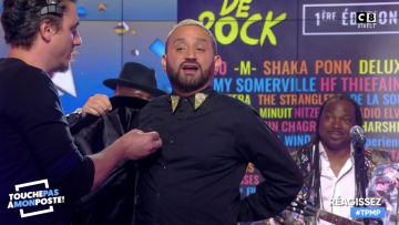 La chemise noire col décoré portée par Cyril Hanouna dans Touche pas à mon poste le 12 juin 2019