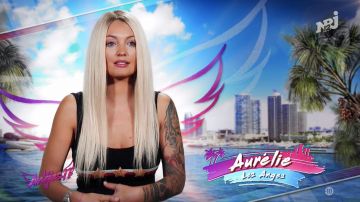 Le débardeur noir à étoiles porté par Aurélie Dotremont dans Les Anges 11 du 12.06.2019