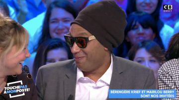 Gafas de sol de Doc Gynéco en Touche pas à mon poste del 17 de junio de 2019