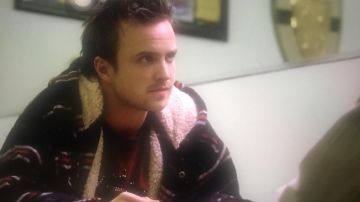 Sherpa Plaid Jacket worn by Jesse Pinkman (Aaron Paul) as seen in Breaking Bad (S02E10)