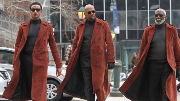 The suede coat worn by John Shaft (Samuel L. Jackson) in Shaft