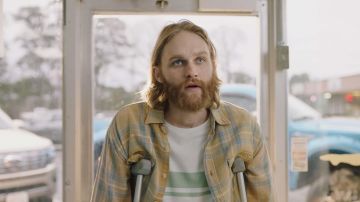 Plaid shirt worn by Sean 'Dud' Dudley (Wyatt Russell) in Lodge 49 (Season 2)