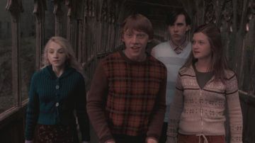 Plaid sweater worn by Ron Weasley (Rupert Grint) as seen in Harry Pot­ter and the Or­der of the Phoenix