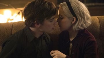 Collared Sweater Shirt worn by Sabrina Spellman (Kiernan Shipka) in Chilling Adventures of Sabrina (S01E14)