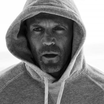 Grey Hoodie worn by Jason Statham on his Instagram account @jasonstatham