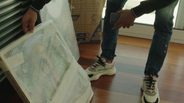 La paire de sneakers portée par Moha La Squale dans son clip Ma belle