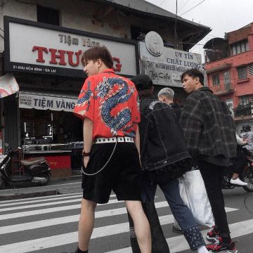 La veste à carreaux vue sur la compte Instagram @leebin88