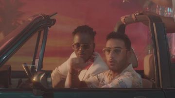 Les lunettes de soleil portées par Black M dans Black M - Dans mon délire (Clip officiel) ft. Heuss L'enfoiré, Soolking