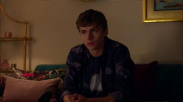 Bleu camouflage veste de Alex Standall (Miles Heizer) dans les 13 Raisons pour lesquelles (S03)
