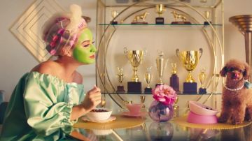 Green dress worn by Katy Perry in her Small Talk music video