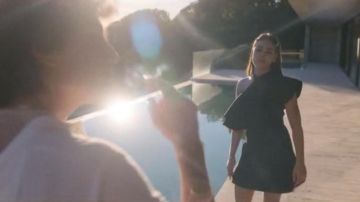 The black dress worn by Read (Danna Paola) in Elite (S02E03)