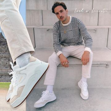 El suéter a cuadros de Lord Esperenza en su cuenta de Instagram @lordesperanza