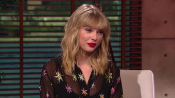 The blouse worn by Taylor Swift in the video Taylor Swift talks music, politics and life on BBC 1 - Radio 1