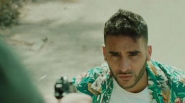 The hawaiian shirt worn by Heuss bastard in her video clip The wicked