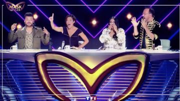 The military jacket worn by Kev Adams in the Mask Singer