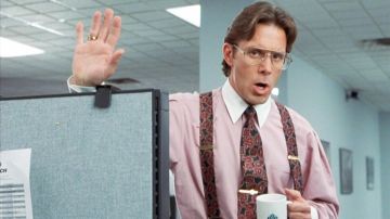 Flower Tie and Braces worn by Bill Lumbergh (Gary Cole) in Office Space